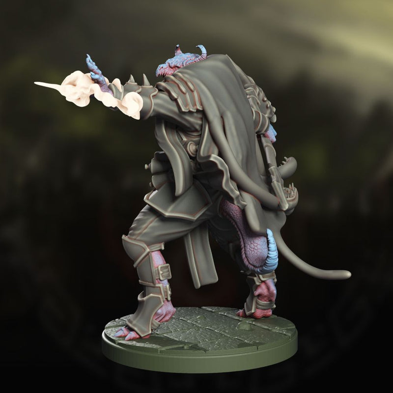 Nunxor Kilcrath, Dragonborn Warlock