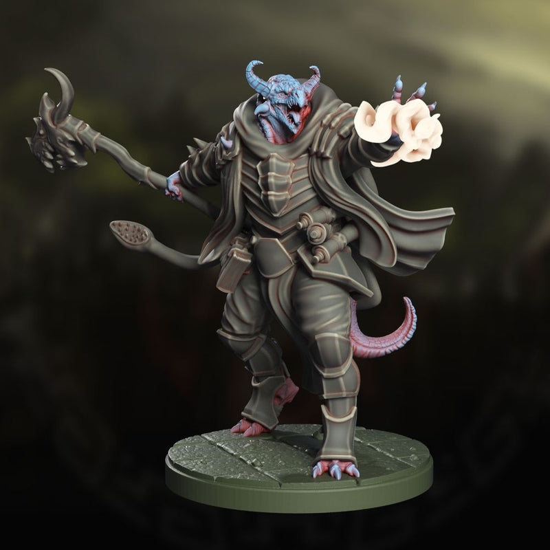 Nunxor Kilcrath, Dragonborn Warlock