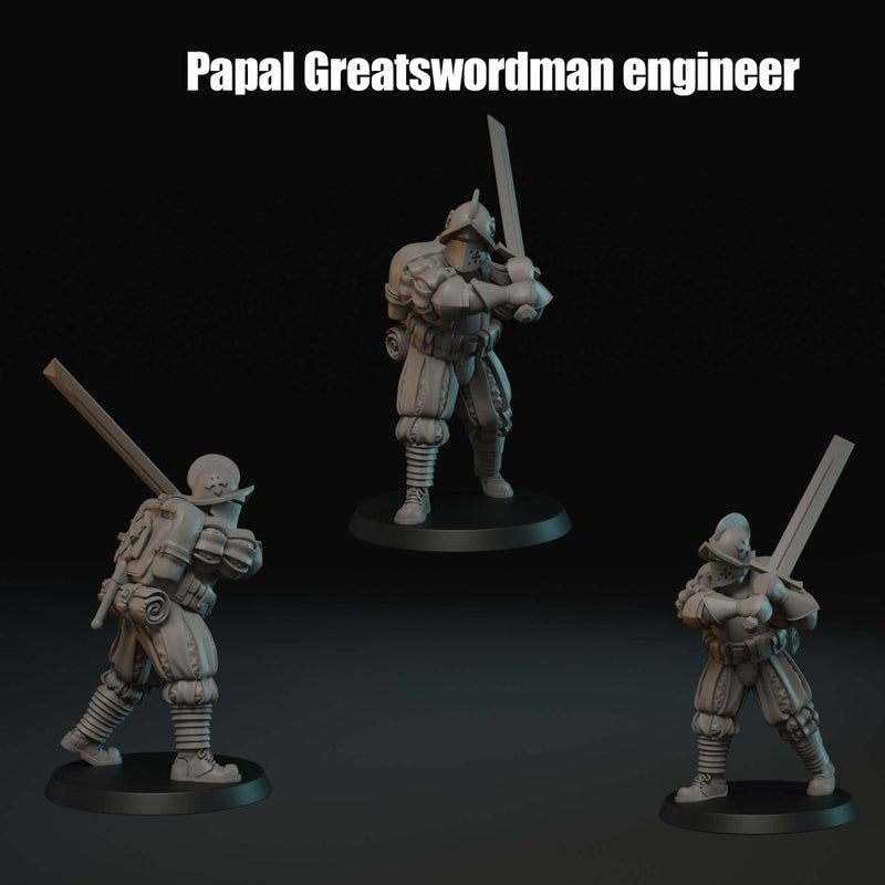 Papal engineer with greatsword - Only-Games