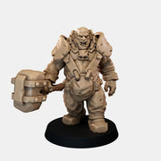 Ogre Crusher Resin Miniature - One-handed Hammer Option 2 - "The Ogre Wars" - Only-Games