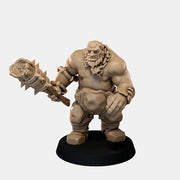 Ogre Crusher Resin Miniature - Spiked Club Option 3 - "The Ogre Wars" - Only-Games