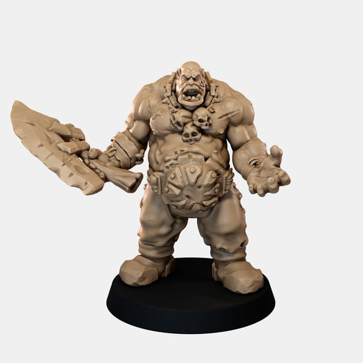 Ogre Splitter Miniature - Axe Option 1 - "The Ogre Wars" - Only-Games