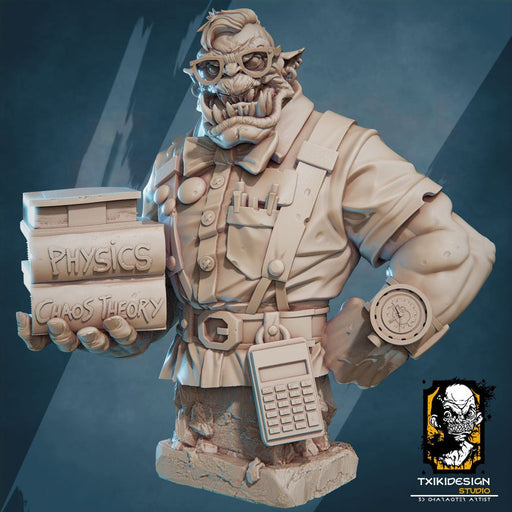 Ork Nerd Bust - Only-Games