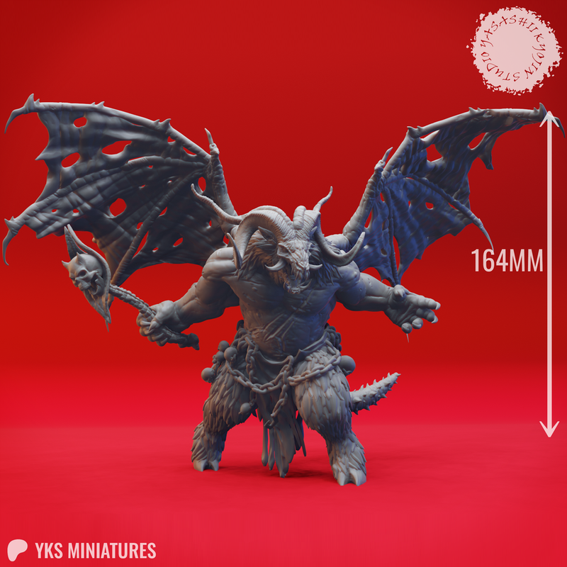 Orcus - The Demon Prince of Undeath - Tabletop Miniature (Pre-Supported)