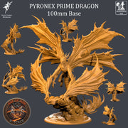 PYRONEX PRIME DRAGON - 100mm Base - Only-Games