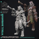 Dog Folk - 6 NPC Heros -  PRESUPPORTED - Illustrated and Stats - 32mm scale