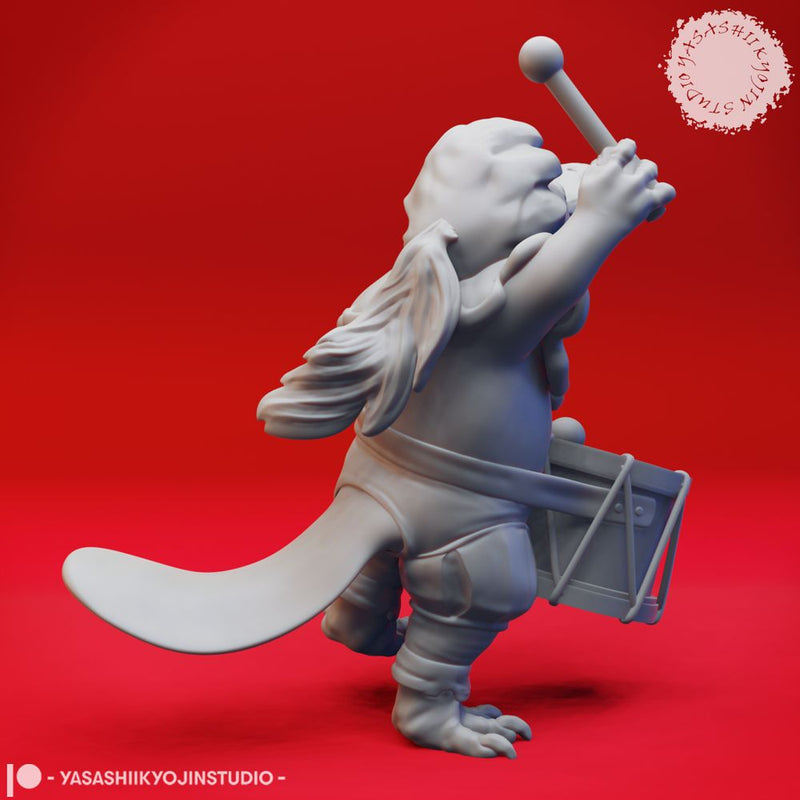 Platy-folk Bard - Tabletop Miniature (Pre-Supported) - Only-Games
