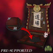 Monk Scenery [PLUG IN]  Temple Dojo Stand Display - Only-Games