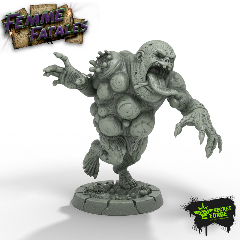 [Putrid Zombie] Festering Aura Undead – D&D Compatible Monster, Summon Undead Spell, Rotting Horror Miniature