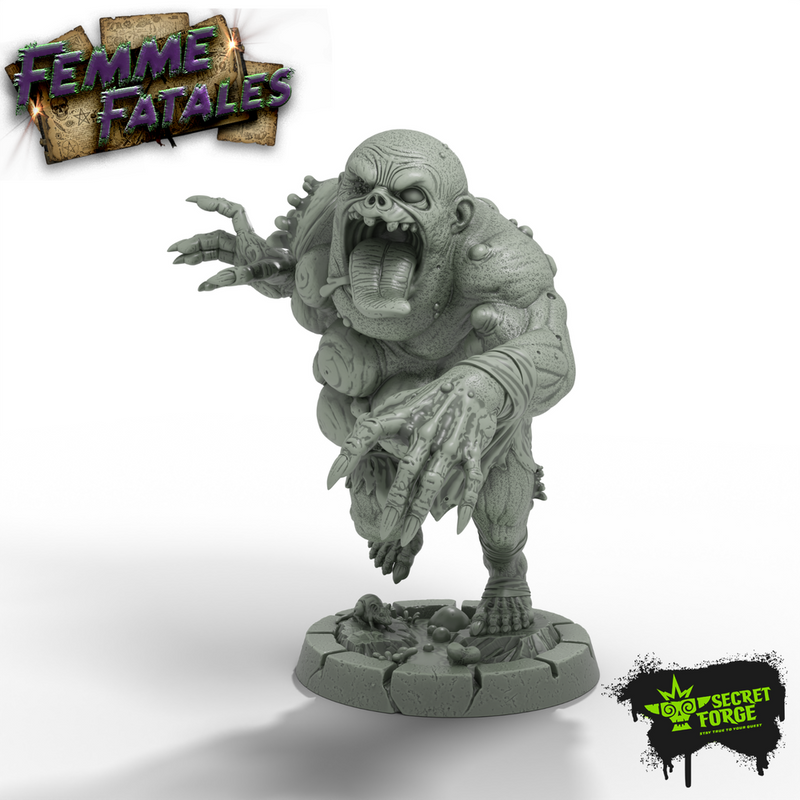 [Putrid Zombie] Festering Aura Undead – D&D Compatible Monster, Summon Undead Spell, Rotting Horror Miniature
