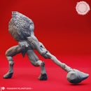 Quaggoth Stone Club - Tabletop Miniature (Pre-Supported)