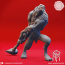 Quaggoth Stone Club - Tabletop Miniature (Pre-Supported)