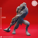Quaggoth Stone Club - Tabletop Miniature (Pre-Supported)