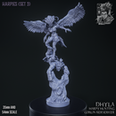 Harpy Dhyla - Pose2 - Harpy Hunting Goblin - STL only - Only-Games