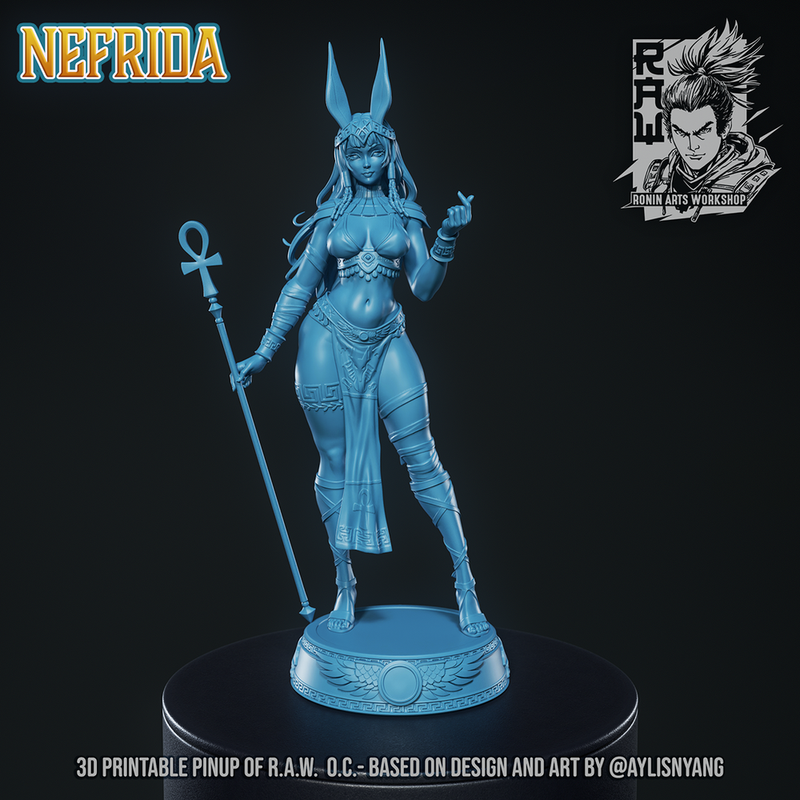 Nefrida - Egyptian Priestess Pinup - 75mm - Only-Games