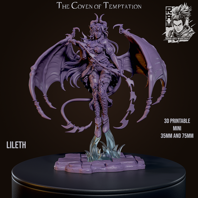 Succubus Lileth - 75mm version - Only-Games