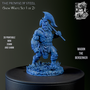 Wadon The Berserker - Warrior Dwarf - STL only - Only-Games