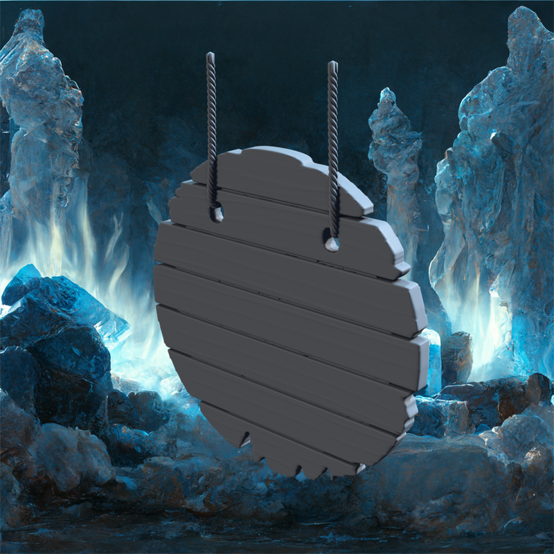 Wooden Round Sign - Free Fantasy Signboard STL, DnD & Wargaming Terrain
