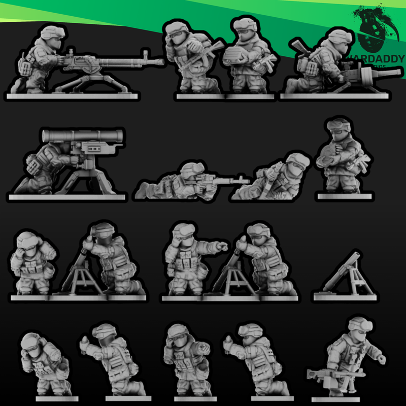 Modern Russian Special Weapons (15mm+)
