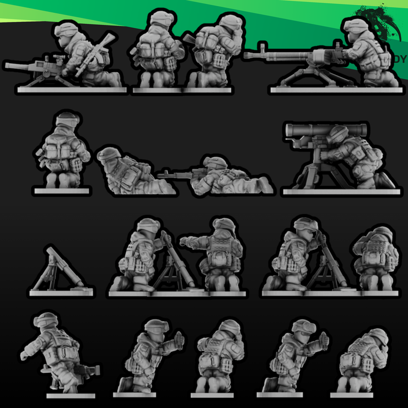 Modern Russian Special Weapons (15mm+)