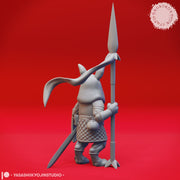 Rabbitfolk Paladin - Tabletop Miniature (Pre-Supported) - Only-Games