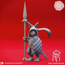 Rabbitfolk Paladin - Tabletop Miniature (Pre-Supported)