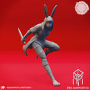 Rabbitfolk Rogue - Tabletop Miniature (Pre-Supported)