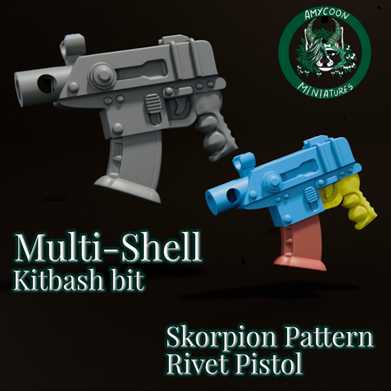 Skorpion Pattern Rivet Pistol