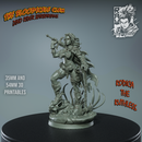 Rodica The Ruthless - Female Barbarian - STL only - Only-Games