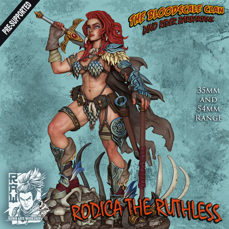 Rodica The Ruthless - Female Barbarian - Only-Games