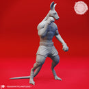 Roo-folk Fighter - Tabletop Miniature (Pre-Supported)