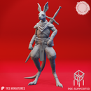 Roo-folk Scout - Tabletop Miniature (Pre-Supported)
