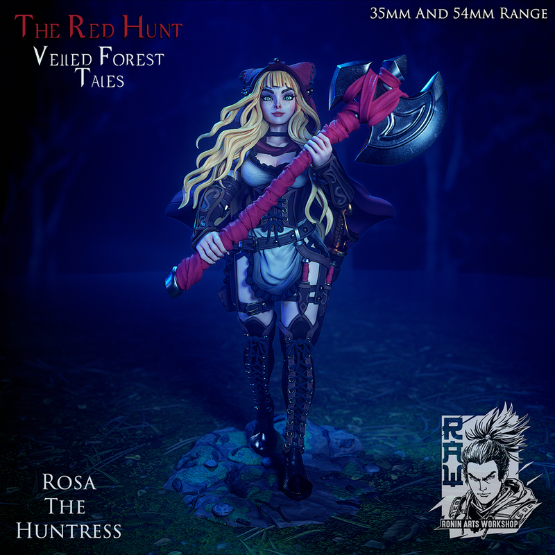 Rosa The Huntress (Red Riding Hood) - STL only - Only-Games