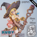 Ruby The Gem Witch - Sexy Witch PinUp (NSFW) - STL only - Only-Games