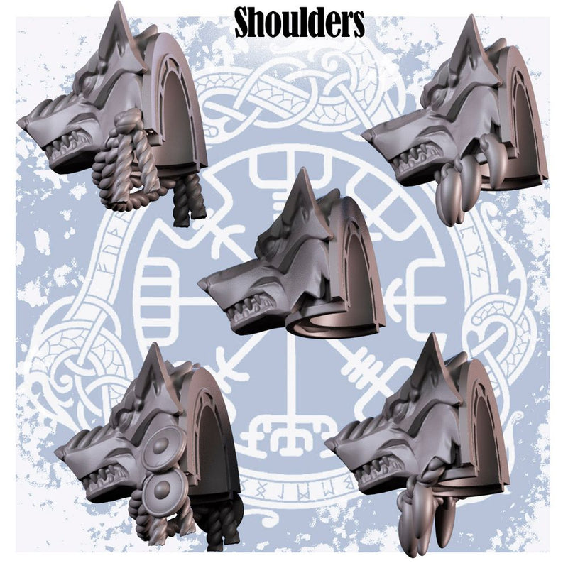 Elite Wolf Shoulders - Only-Games