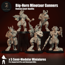 Saytr Big-Horn Minotaur Gunners - Presupported - Only-Games