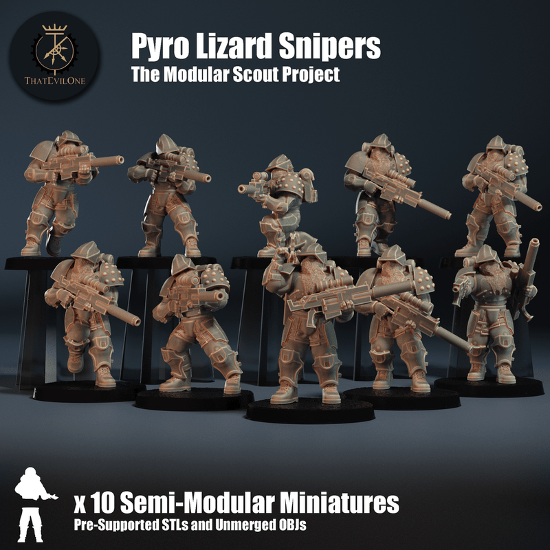 Modular Scout Pyro Lizard Snipers - Only-Games