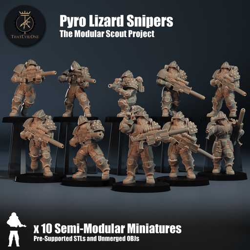 Modular Scout Pyro Lizard Snipers - Only-Games