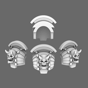 Cyber Samurai Destroyer V4 Bushi Shoulder Pads Type D - Only-Games