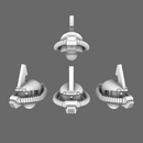 Clan Gunpla V10 Zaku Char Helmets - Only-Games