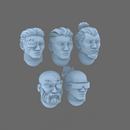 Cyber Samurai V10 Exposed Heads - Only-Games