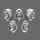 Space Knights V10 Hooded Exposed Heads Type A X10 - Only-Games