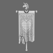 Pride Marines Battle Standard NO HAND - Only-Games