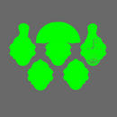 Space Knights V1 Thunder Helmet X 10 - Only-Games