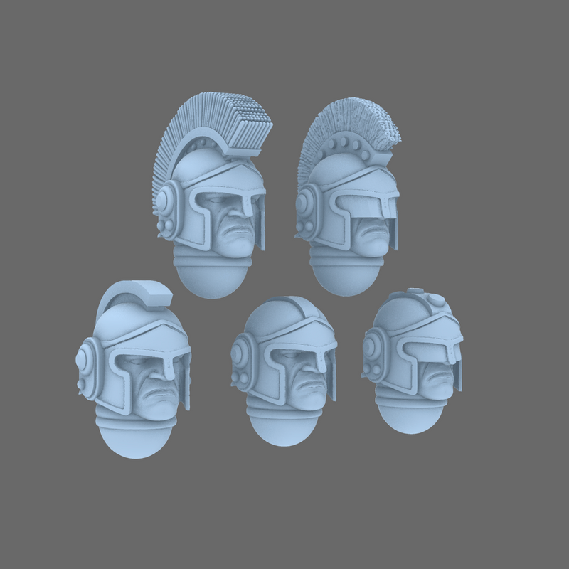 Space Knights V1 Thunder Trojan Helmet X 10 - Only-Games