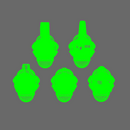 Space Knights V1 Thunder Trojan Helmet X 10 - Only-Games