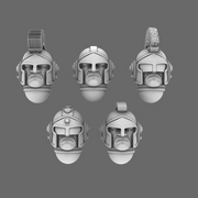 Space Knights V1 Thunder Trojan Helmet X 10 - Only-Games