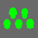 Patriotic Knights V10 Bomber Squad Heads X 10 - Only-Games