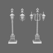 Grim Dark Americana Street Lamps - Only-Games