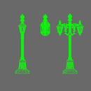 Grim Dark Americana Street Lamps - Only-Games